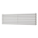 Omeara Axis - White Horizontal Radiator H406mm x W1400mm Double Panel