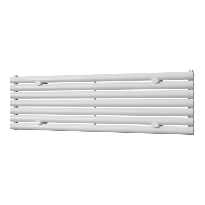 Omeara Axis - White Horizontal Radiator H406mm x W1400mm Single Panel