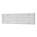 Omeara Axis - White Horizontal Radiator H406mm x W1400mm Single Panel