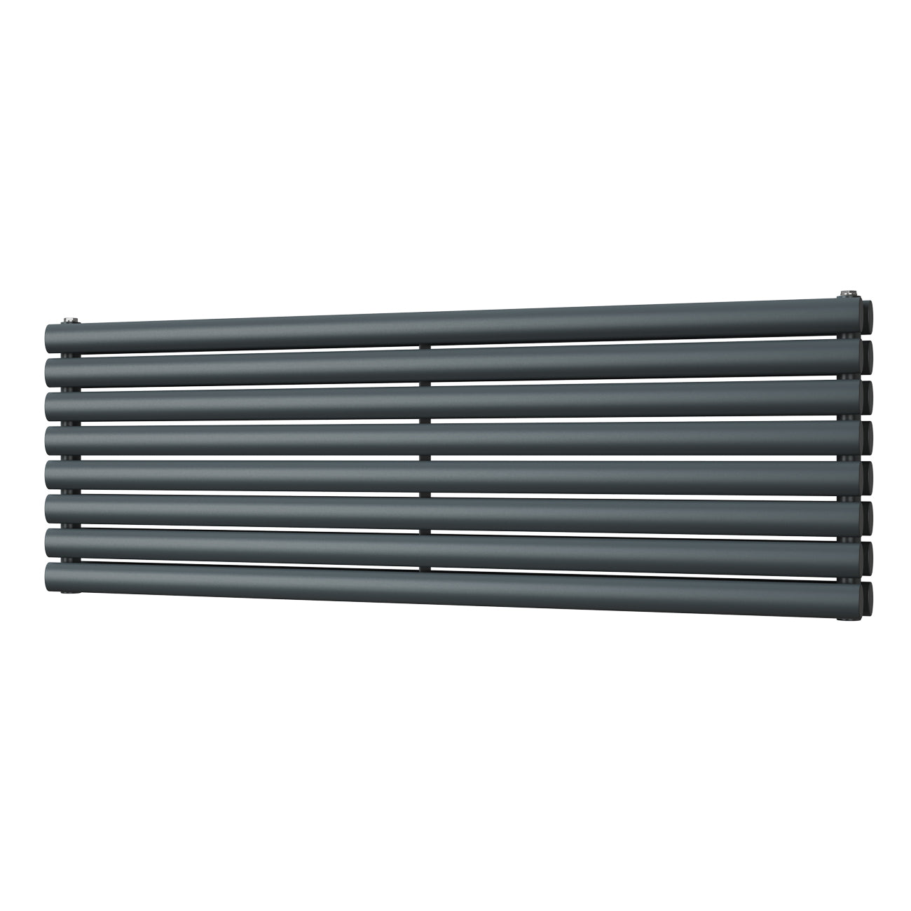 Omeara Axis - Anthracite Horizontal Radiator H464mm x W1400mm Double Panel