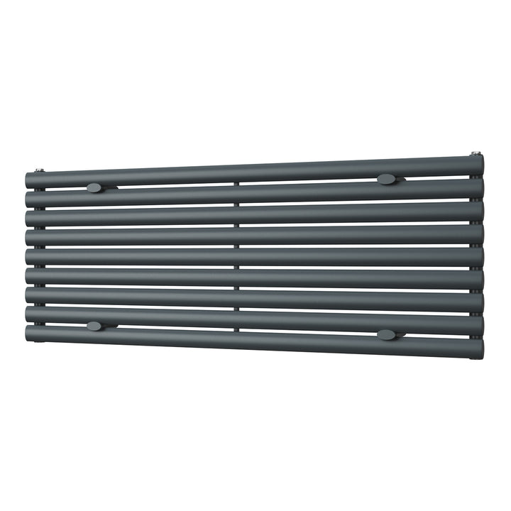 Omeara Axis - Anthracite Horizontal Radiator H522mm x W1400mm Single Panel
