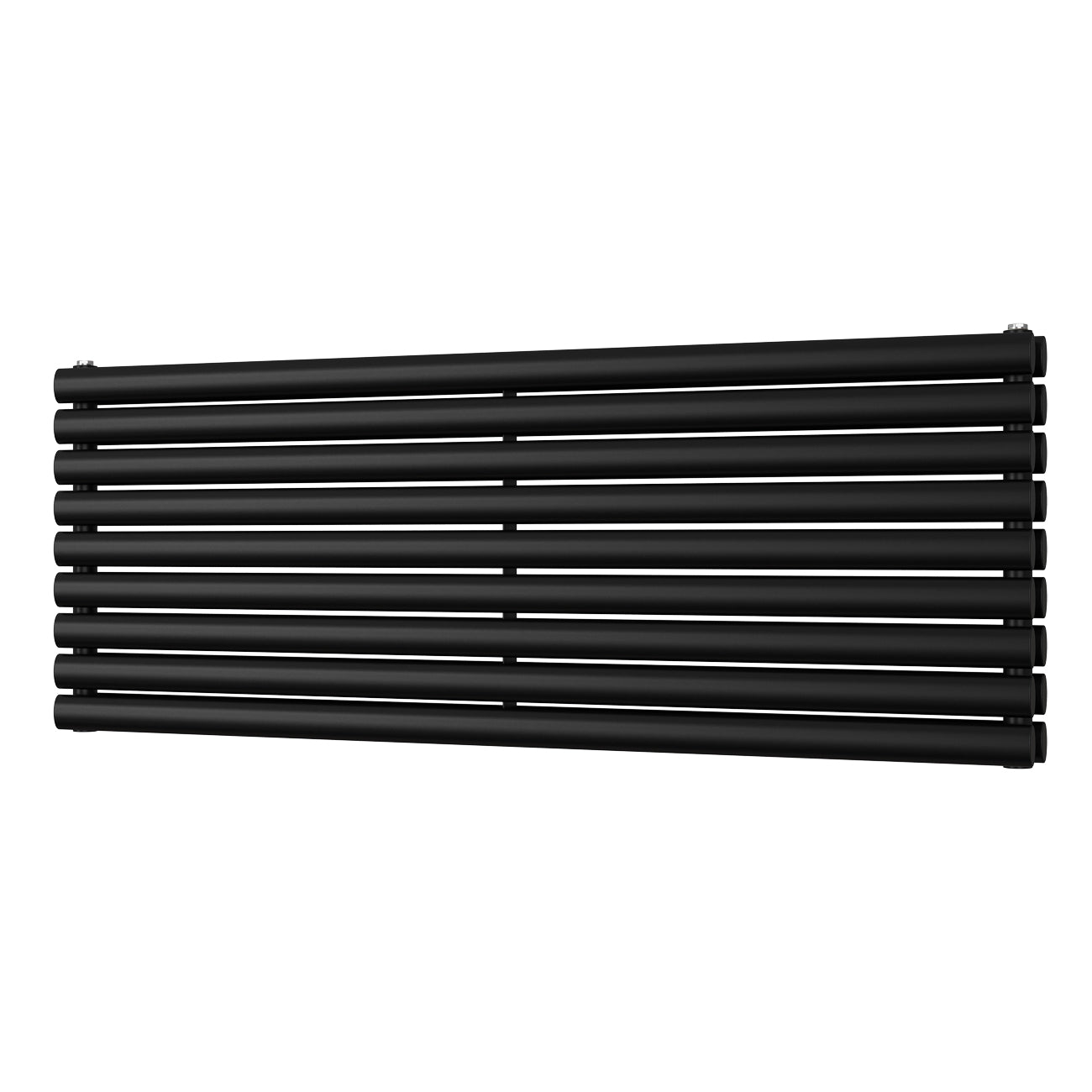 Omeara Axis - Black Horizontal Radiator H522mm x W1400mm Double Panel