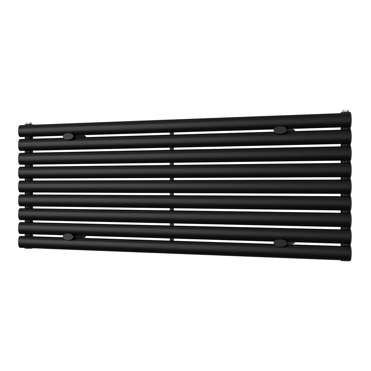 Omeara Axis - Black Horizontal Radiator H522mm x W1400mm Single Panel
