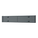 Omeara Axis - Anthracite Horizontal Radiator H290mm x W1600mm Single Panel