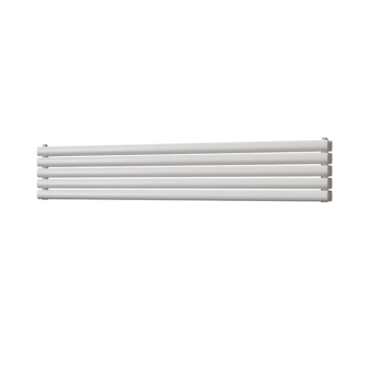 Omeara Axis - White Horizontal Radiator H290mm x W1600mm Double Panel