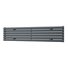 Omeara Axis - Anthracite Horizontal Radiator H348mm x W1600mm Single Panel