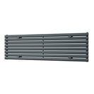 Omeara Axis - Anthracite Horizontal Radiator H464mm x W1600mm Single Panel