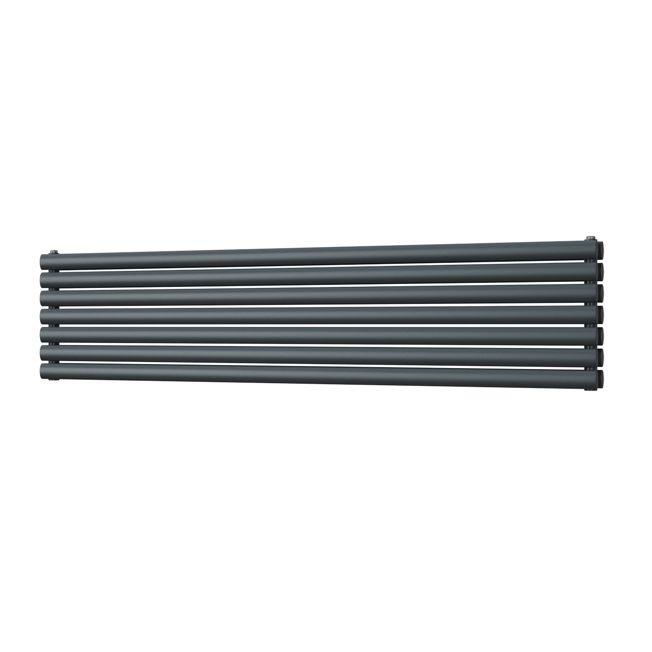Omeara Axis - Anthracite Horizontal Radiator H406mm x W1800mm Double Panel