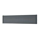 Omeara Axis - Anthracite Horizontal Radiator H406mm x W1800mm Double Panel