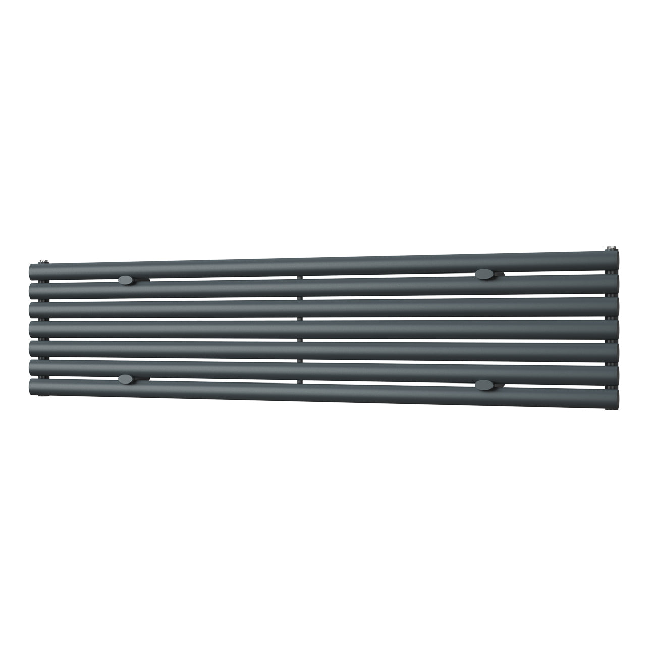 Omeara Axis - Anthracite Horizontal Radiator H406mm x W1800mm Single Panel