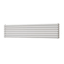 Omeara Axis - White Horizontal Radiator H406mm x W1800mm Double Panel