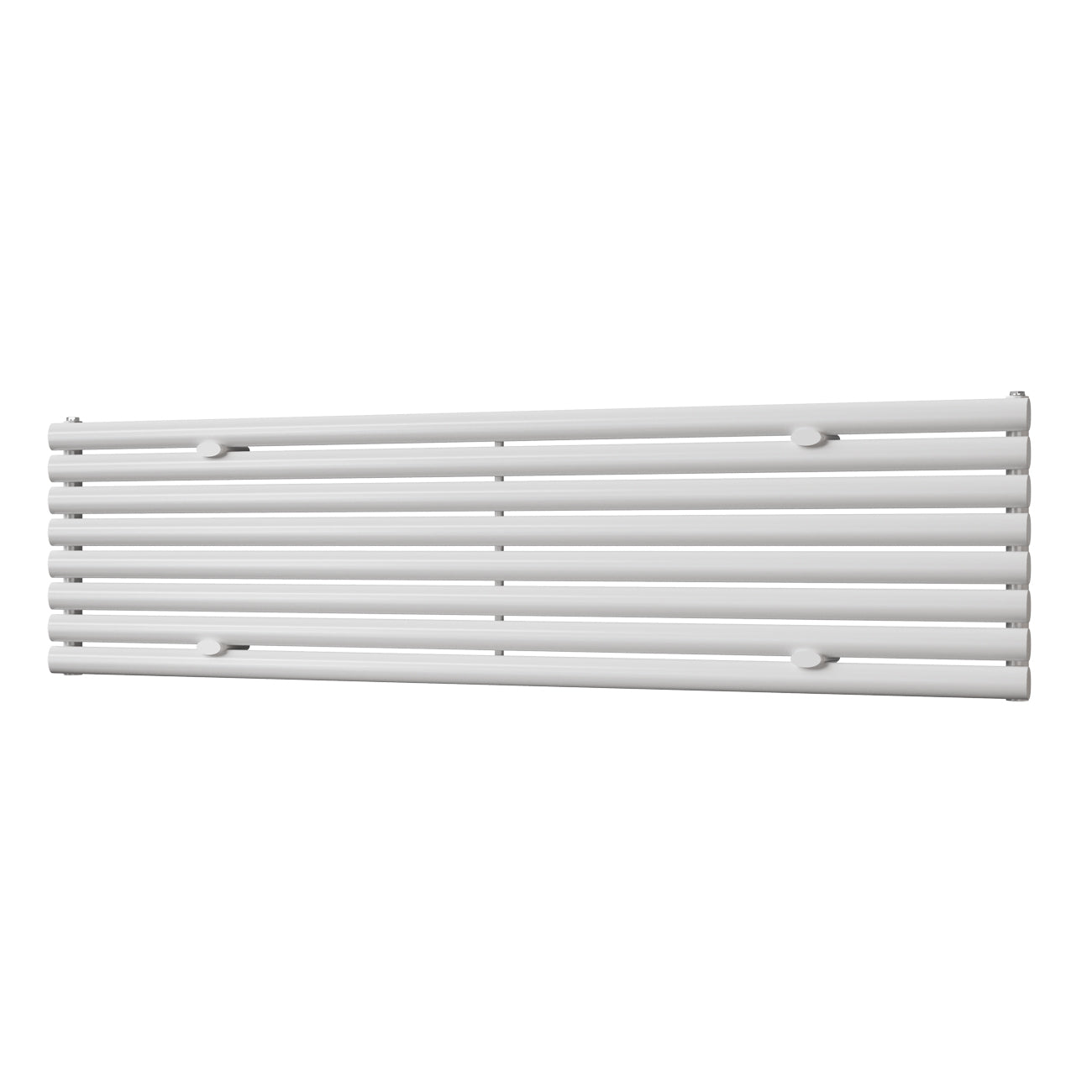 White Horizontal Radiator H464mm x W1800mm Single Panel - Omeara Axis ...