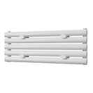 Omeara Axis - White Horizontal Radiator H290mm x W800mm Single Panel
