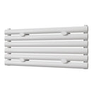 Omeara Axis - White Horizontal Radiator H348mm x W800mm Single Panel