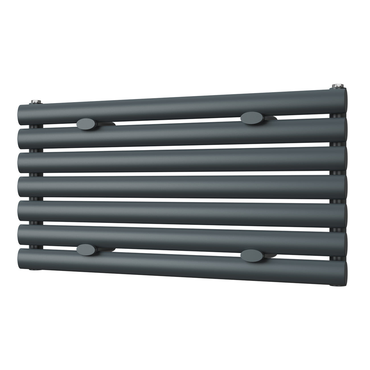 Omeara Axis - Anthracite Horizontal Radiator H406mm x W800mm Single Panel