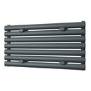Omeara Axis - Anthracite Horizontal Radiator H406mm x W800mm Single Panel