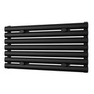 Omeara Axis - Black Horizontal Radiator H406mm x W800mm Single Panel