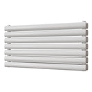 Omeara Axis - White Horizontal Radiator H406mm x W800mm Double Panel
