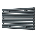 Omeara Axis - Anthracite Horizontal Radiator H464mm x W800mm Single Panel