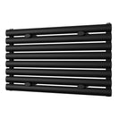 Omeara Axis - Black Horizontal Radiator H464mm x W800mm Single Panel