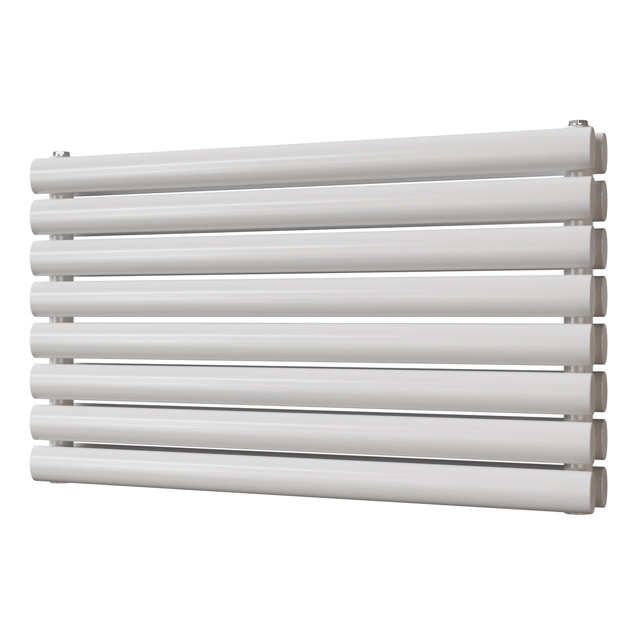 Omeara Axis - White Horizontal Radiator H464mm x W800mm Double Panel
