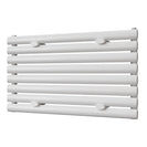 Omeara Axis - White Horizontal Radiator H464mm x W800mm Single Panel