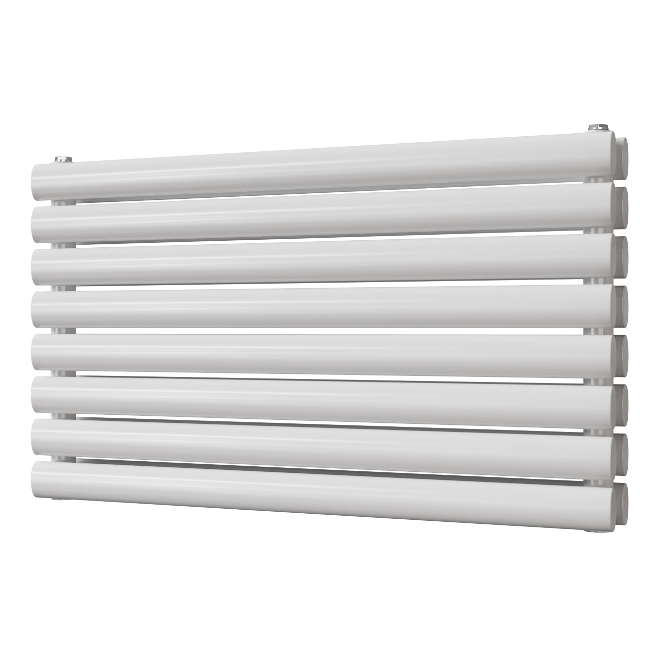 Omeara Axis - White Horizontal Radiator H522mm x W800mm Double Panel