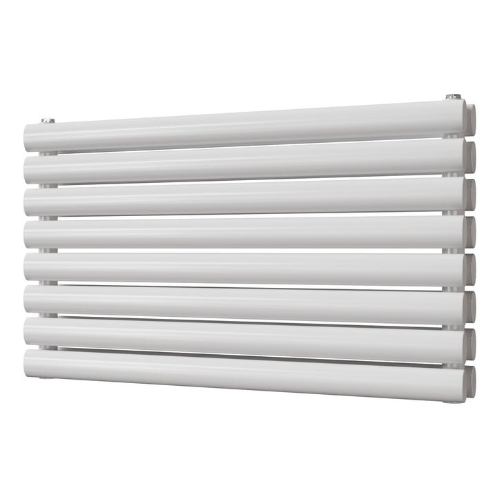 Omeara Axis - White Horizontal Radiator H522mm x W800mm Double Panel