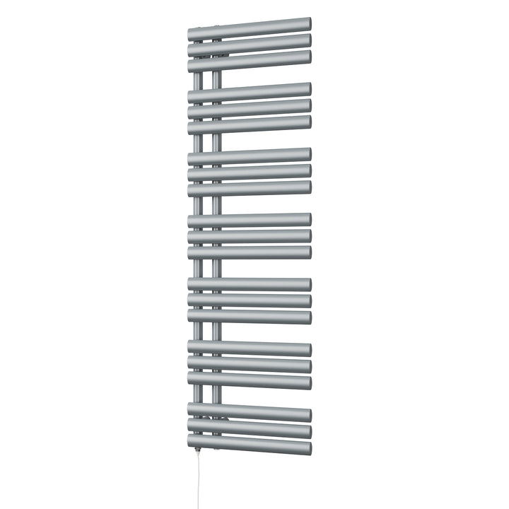 Percival - Silver Electric Towel Rail H1592mm x W500mm 800w Standard