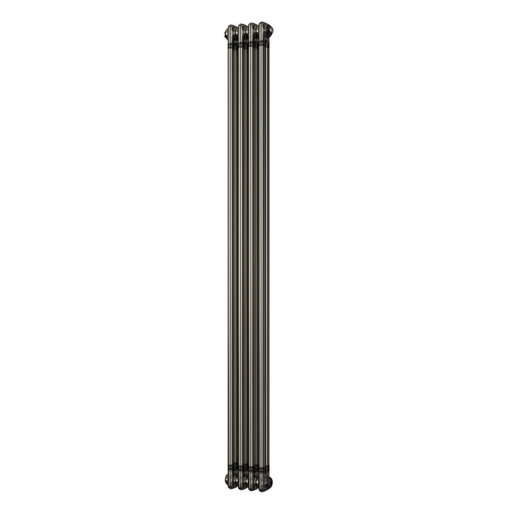 Alpha - Raw Metal Vertical Column Radiator H1800mm x W196mm 2 Column