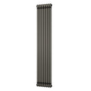 Alpha - Raw Metal Vertical Column Radiator H1800mm x W372mm 2 Column