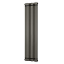Alpha - Raw Metal Vertical Column Radiator H1800mm x W460mm 2 Column