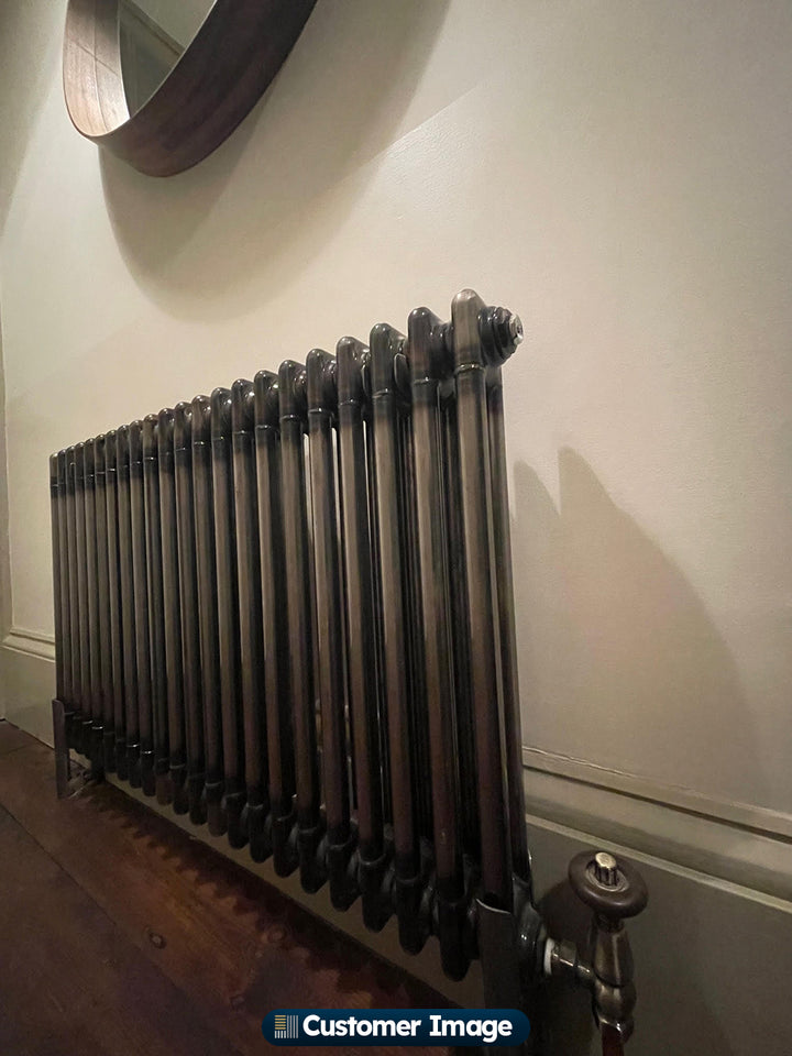 Alpha - Raw Metal Column Radiator H600mm x W988mm 2 Column - Feet Included