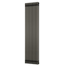Alpha - Raw Metal Vertical Column Radiator H1800mm x W465mm 3 Column - Feet Included