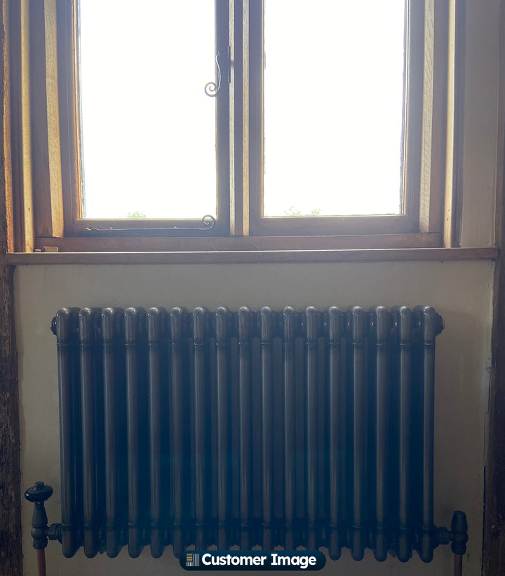 Alpha - Raw Metal Column Radiator H500mm x W777mm 3 Column