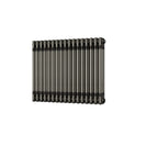 Alpha - Raw Metal Column Radiator H600mm x W777mm 3 Column