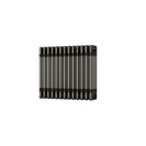 Alpha - Raw Metal Column Radiator H500mm x W592mm 4 Column - Feet Included