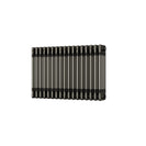 Alpha - Raw Metal Column Radiator H500mm x W768mm 4 Column - Feet Included