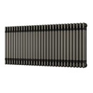 Alpha - Raw Metal Column Radiator H600mm x W1340mm 4 Column - Feet Included