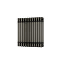 Alpha - Raw Metal Column Radiator H600mm x W592mm 4 Column - Feet Included