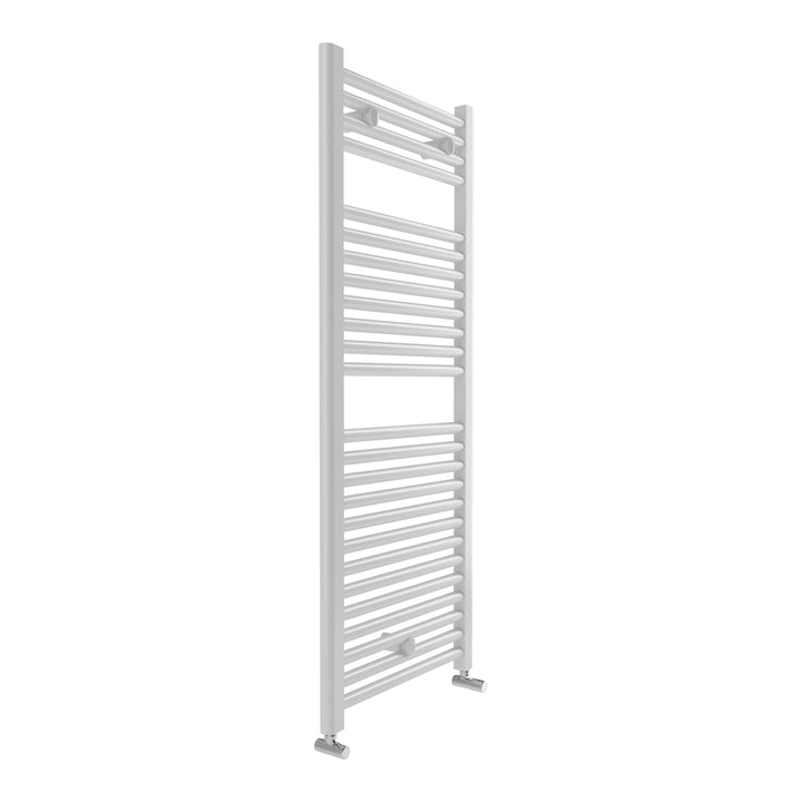 Roma - White Heated Towel Rail - H1230mm x W650mm - Straight