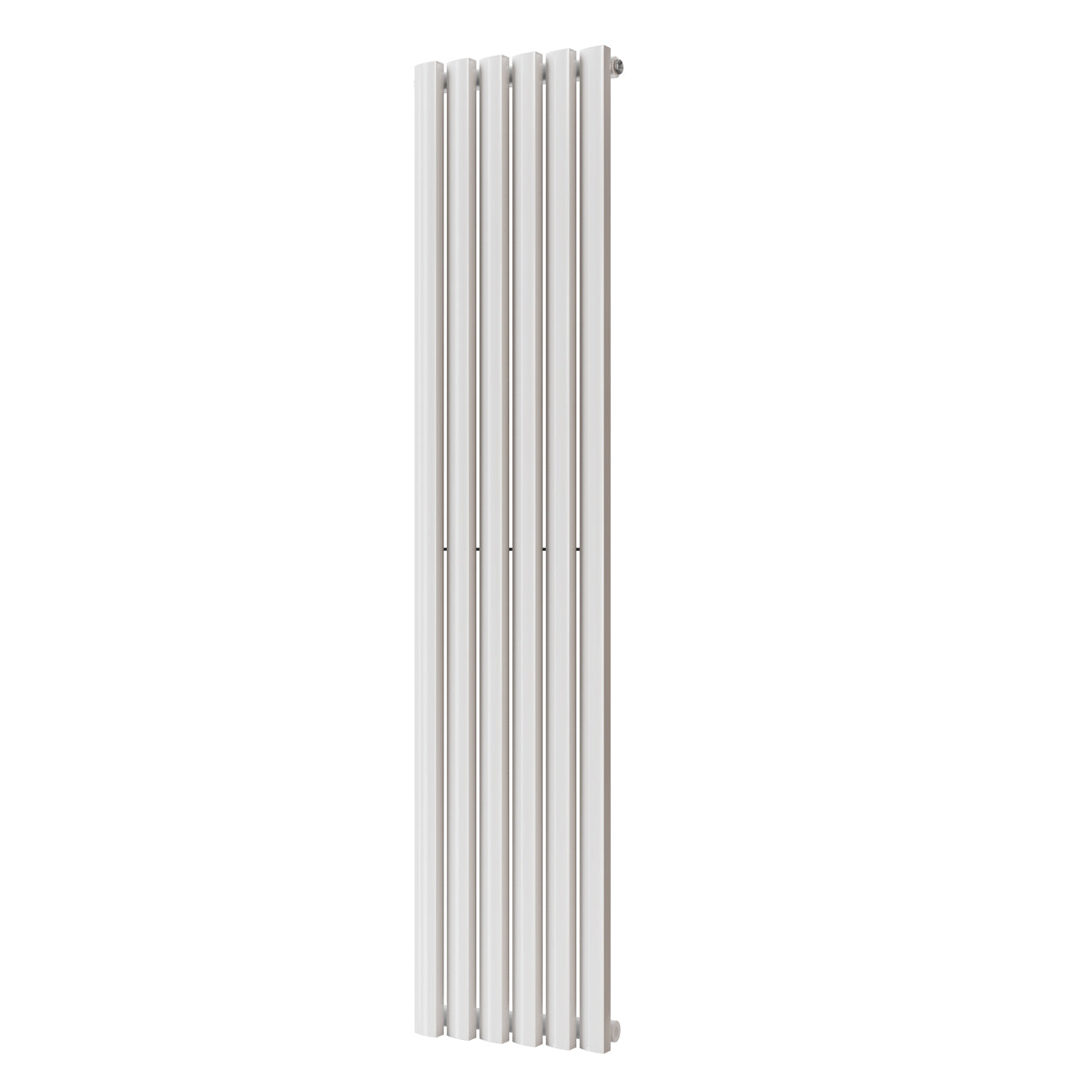 Scalloway - White Vertical Radiator H1600mm x W355mm Single Panel