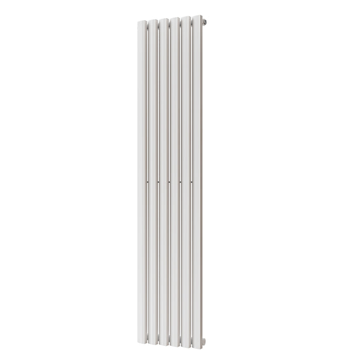 Scalloway - White Vertical Radiator H1600mm x W355mm Single Panel