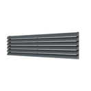Scalloway - Anthracite Horizontal Radiator H355mm x W1600mm Single Panel