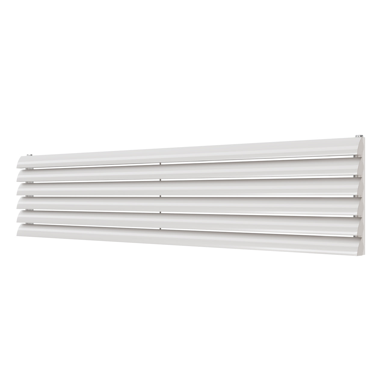 Scalloway - White Horizontal Radiator H355mm x W1800mm Single Panel