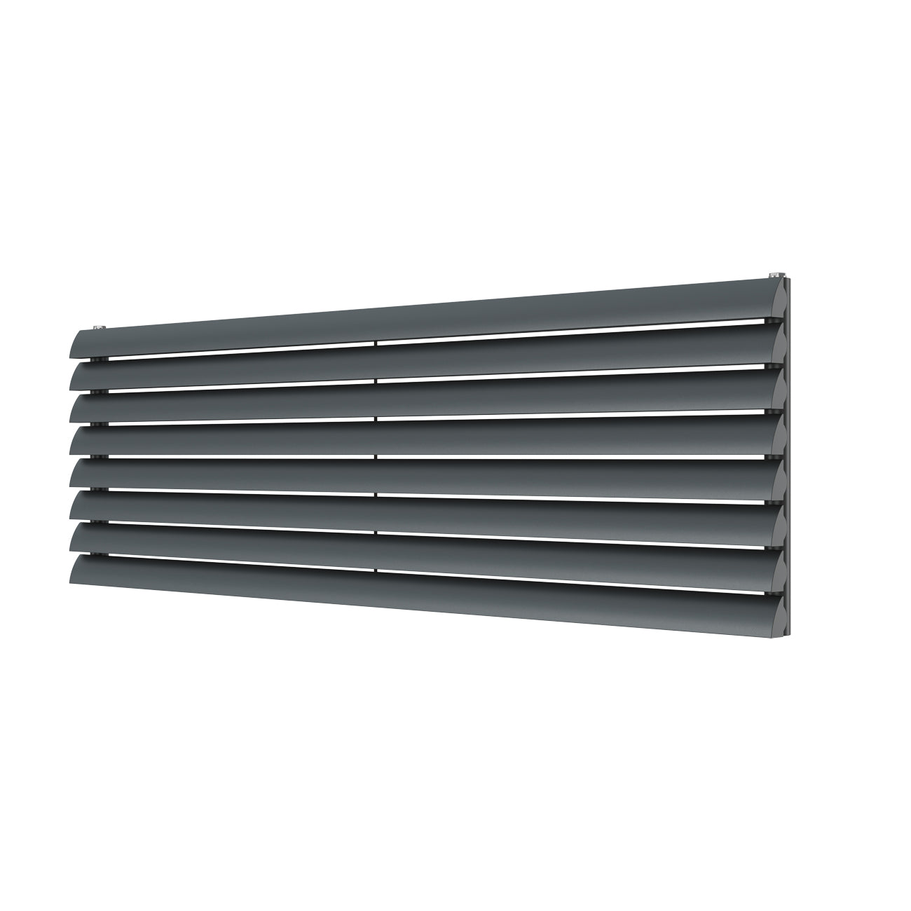 Scalloway - Anthracite Horizontal Radiator H475mm x W1600mm Single Panel