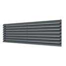Scalloway - Anthracite Horizontal Radiator H475mm x W1800mm Single Panel