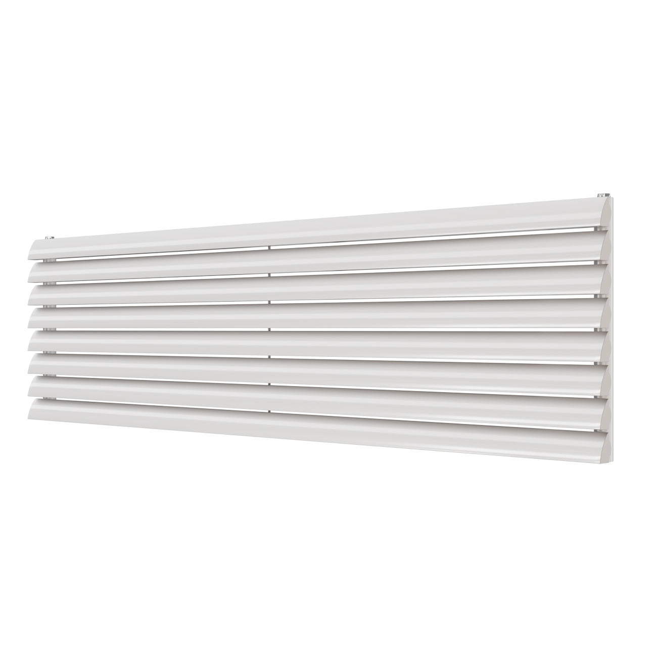 Scalloway - White Horizontal Radiator H475mm x W1800mm Single Panel