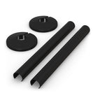 Talus - Black Gloss Snap On Pipe Covers 200mm