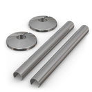 Talus - Chrome Polished Snap On Pipe Covers 200mm